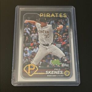 2024 Topps Update Series - Rookie Debut Paul Skenes #US288 (RC)